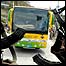 Bus during rehearsal in Pakistan-administered Kashmir