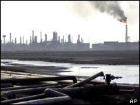 Shuaiba oil refinery in Iraq
